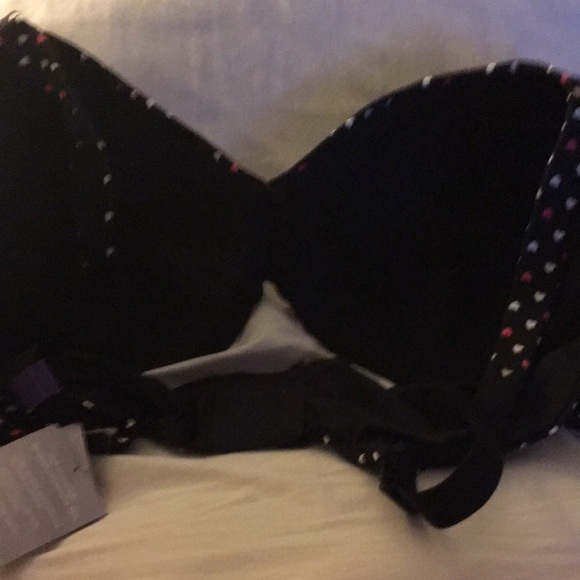 Catherines Small Hearts Full Coverage Underwire Bra Plus Size 50C - Picture 8 of 9